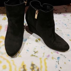 Jessica Simpson Suede Remixx Wedge Bootie Sz 8